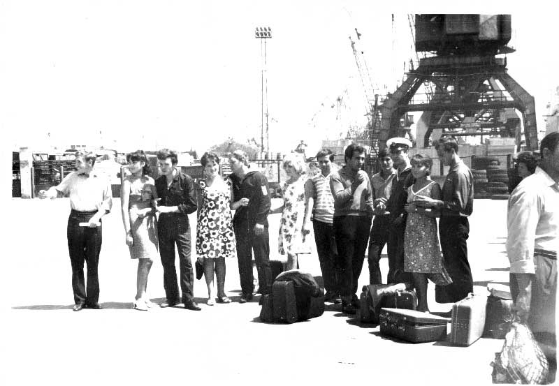 1967 г., Херсон, годовая практика на УПС Товарищ | Выпускники Херсонской мореходки - ХМУ ММФ и ХМК